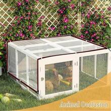 8x10 FT Clear Waterproof Tarps Heavy Duty Outdoor Garden Rainproof Covering,Transparent Vinyl Tarp For Covering Henhouse Porch Canopy Plant Camping - 8*10 FT - View 8