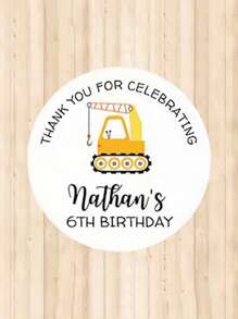 Pegatinas y logotipos personalizados, pegatinas personalizadas de 4, 5, 6 o 7 cm, personalizadas con su nombre y fecha, perfectas para pegatinas creativas como bodas, cumpleaños y bautizos. Adecuadas para diversas ocasiones, incluyendo fotos, imágenes, etiquetas, pegatinas con logotipo personalizado, invitaciones a fiestas de cumpleaños, suministros para fiestas de agradecimiento, multifuncionales, de dibujos animados, regalos ideales para él, regalos ideales para ella, mamá, amigos, hijo, hija, hogar, escuela, comedor, sala de estar, dormitorio, salón de té, oficina, útiles escolares, hogar y vida, decora tu hogar, etiquetas personalizadas - Multicolor - Ver 117