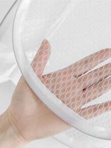 2pcs/1pc Breathable Mesh Dirty Clothes Laundry Basket, Foldable Home Storage Bin For Toys