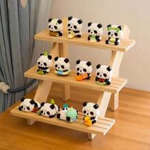 Seria de animale Panda Micro Particule Blocuri de construcție Model de jucărie, Asamblare DIY Drăguț de desene animate Decorare desktop Decor Cadou