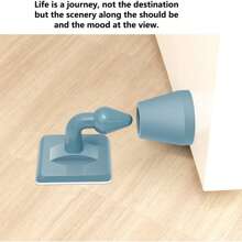 1-5 件装硅胶门挡，无需钻孔，静音门垫，门保险杠，门挡，适合家庭使用 - 彩色 - 查看 6