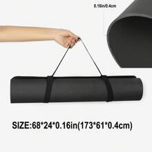 1 件可折叠 TPE 瑜伽垫，适合初学者、健身、舞蹈练习和防滑瑜伽垫 - 彩色 - 查看 10