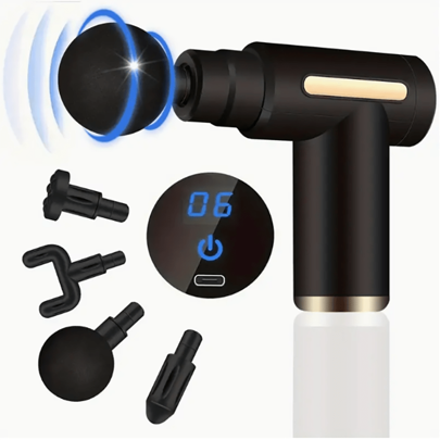 Fascia Gun - Muscle Seat - Professional Physiotherapy Grade Multi-Functional Mini Electric Handheld Hammer Shoulder And Neck, Cervical Waist, Body Percussion Back Electric Instrument