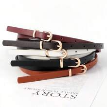 Vintage Solid Color Waist Belt For Women, Versatile Design To Match Dresses, Jeans, Lightweight Pants, Fashionable Ins Style