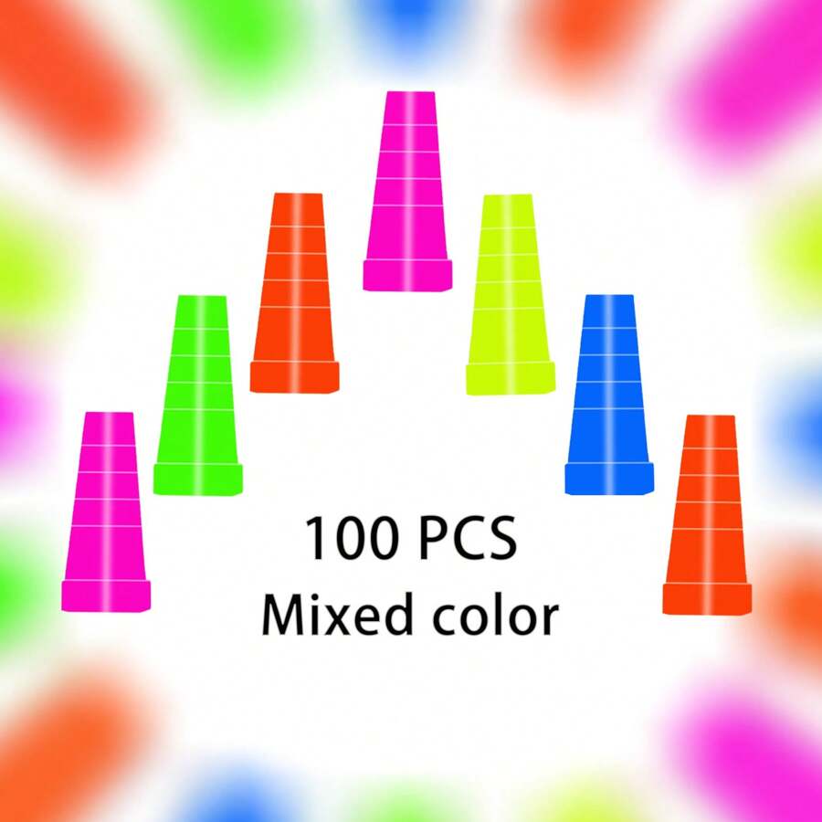 Zestaw Shisha Hookah Mouth Pipe 100szt Tips Zestaw Hookah Materiał PVC, Niezależne Opakowanie Akcesoria Shisha Hookah, Do Baru I KTV Oraz Do Użytku Domowego