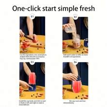 Fruit Juicer Popular USB Blender Juicer Blades Cup High Quality Cup Mixer Plastic Mini Electric Portable Rechargeable Travel