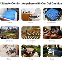 Quality Guaranteed Gel Cushion 1.8 Inch Thick Seating Pad Orthopedic Chair Cushions Pressure Relief Gel Pads Office Chair, Car, Home, Wheelchair, Kayak Cushion, Stadium Cushion CCX1 - 1 - 查看 6