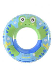 1pc Swimming Ring Frog Penguin Pattern Green Adult Swimming Ring Water Supplies