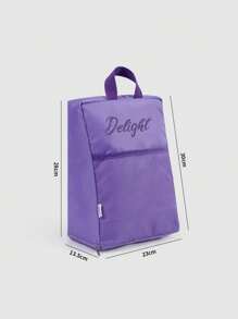 1 pièce Sac à chaussures multifonctionnel personnalisé anti-poussière, grand sac à chaussures étanche portable, sac à chaussures avec lettre brodée pour le voyage, compartiment double pour chaussures, convient comme cadeau pour la famille, les amis, le petit ami/la petite amie, Noël, la Saint-Valentin, l'anniversaire, lettre, portable, multifonction, polyvalent, léger, grande capacité, tout usage, pratique, mignon, adorable, sobre, vibrations de vacances/vacances, minimaliste, personnalisé, unique, personnalisé, cadeaux idéaux pour elle, les femmes, les débutants et les employés de bureau, la petite amie, les filles roses, elle, les amis, les enfants, la famille, les accessoires de voyage