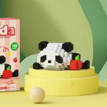 Seria de animale Panda Micro Particule Blocuri de construcție Model de jucărie, Asamblare DIY Drăguț de desene animate Decorare desktop Decor Cadou