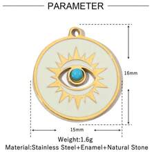 1pc Stainless Steel Tree Of Life Pendant, Versatile For DIY Jewelry Making Of Bracelets And Necklaces