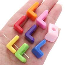 10pcs Letter 3D Beads -Random Color Mixing Of Number Beads, English Letter Beads- Used For Jewelry Creative DIY Make, Such As Bag Chains, Waist Chains,Phone Chains Accessories