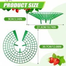 Strawberry Stands With 3 Sturdy Legs, Growing Racks, Protector Frame, Cage Holder, Mold, Rot Dirt, 5pcs 10Pcs