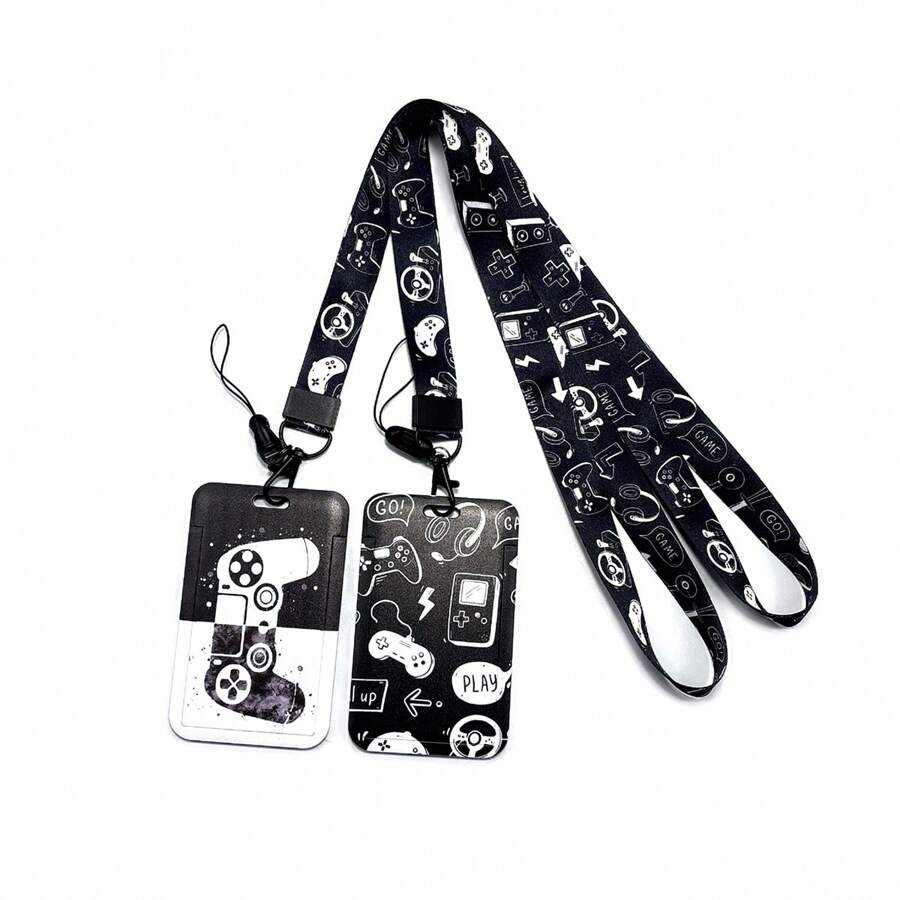 1 个游戏控制器身份证夹、挂绳、钥匙链、证书架、身份证夹