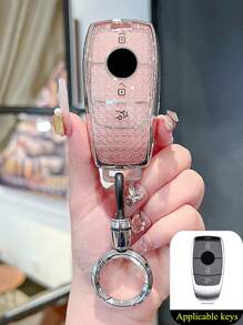 1 件 TPU 汽车钥匙包保护套，适用于梅赛德斯奔驰 E C S GLC 级 E200 E400 E63 W213 S550 S560 C260 A200 车型 - 彩色 - 查看 17