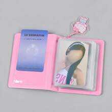 Sanrio 40 Sheets/Book (With Pendant) Sanrio Ins Cute Pompompurin & Kuromi 1-Grid Photo Album, High Quality Idol Photo Collection Book, 3 Inch For,Back To School,School Supplies