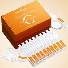 30 件/盒视黄醇安瓿精华液/透明质酸保湿/维生素 C 美白女士所有皮肤日常面部紧致精华液，抚平皱纹，便携旅行必备 - 白色 - 查看 2