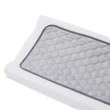 Almohadilla cambiador de pañales para bebés, amigable con la piel, impermeable, reutilizable