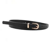 Vintage Solid Color Waist Belt For Women, Versatile Design To Match Dresses, Jeans, Lightweight Pants, Fashionable Ins Style