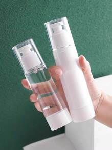 1pc Lotion Dispenser Travel Pump Bottle, Vacuum-Sealed Portable Small Containers, 30ml/50ml/100ml, Suitable For Travel & Business Trip