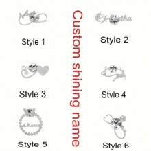 Custom Shiny Frosted Name Brooch Lapel Suit Pin Stainless Steel Heart&Butterfly&Birthday&Flowers&Stethoscope Pins Badge Brooches Personalization Jewelry For Women Men