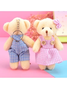 1pc Couple Teddy Bear Decorative Hanging Ornament