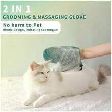1pc Cat/Dog Lover Gift And Dog/Cat Mom Love Pet Grooming Glove For Removing Cat/Dog Lover Gift And Dog/Cat Mom Love Pet Fur, Rabbits Fur Brush, Cat/Dog Lover Gift And Dog/Cat Mom Love Pet Dog Lover And Dog Mom Love Bathing Supplies, Cat Lover And Cat Mom Love Massage Brush