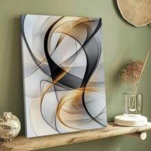 Vintage-Inspired Oil Painting Wooden Frame Wall Decor For Home And Office