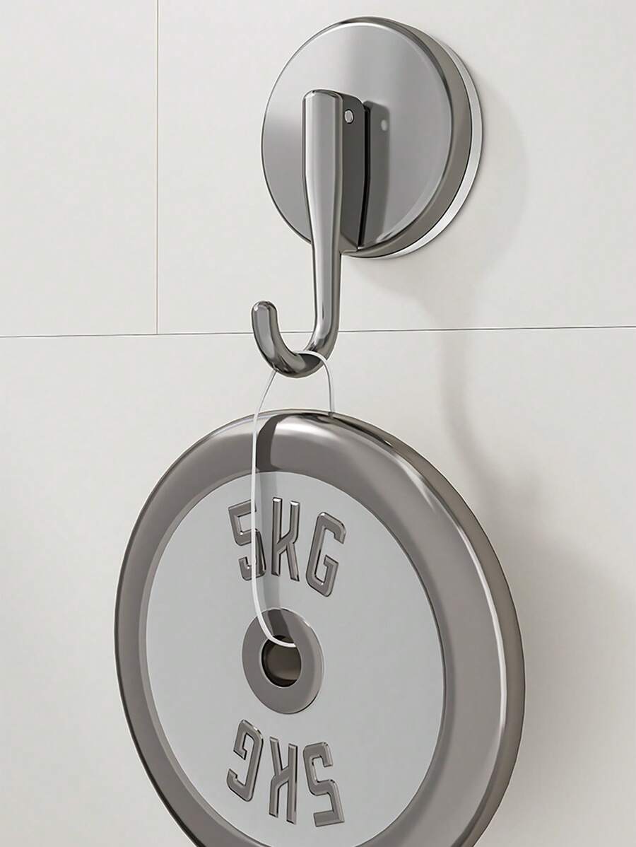 1 Stück Haftender, rückstandsfreier Haken ohne Bohren, für Badezimmer, Küche, Wohnzimmer, Schlafzimmer, starke Wandhalterung für Hüte, Kleidung, Schlüssel, Handtücher, Taschen usw. Heimdekoration, Badezimmerorganisation, Schulanfang