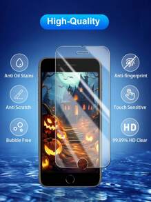 3 piezas Protector de pantalla de vidrio templado compatible con Apple, anti-arañazos, anti-huellas dactilares, resistente al agua, a prueba de polvo, de alta definición compatible con iPhone 7/8/X/XS/XR/11/12/13/14/15/16/16 Plus/16 Pro/16 Pro Max/16e17/17 Air/17 Pro/17 Pro Max/17/17 Air/17 Pro/17 Pro Max - transparente - Ver 7