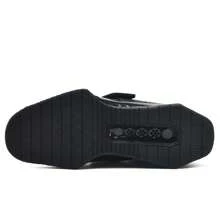 Men's Professional Non-Slip Weightlifting Shoes, Bracing High-Top Squat Deadlift Sneakers With Hook And Loop Strap