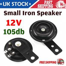 NetHong 1/2PCS HORN 12V Waterproof Loud 105dB Universal Motorcycle Car UTV ATV Boat Auto Bike - Black - View 4