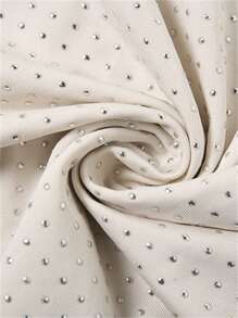 Summer Sexy Solid Color Bodycon Dress, Sleeveless Spaghetti Strap Backless Mini Dress, Women Party Wear - Khaki - View 7