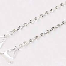 2pcs/Pair Rhinestone Studded Women's Adjustable Bra Shoulder Straps Metal Back Brassiere Strap - Multicolor - View 3