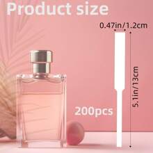 2000/1600/1200 Piezas Tiras de prueba desechables para ambientador, tiras de prueba de fragancias, tarjetas perfumadas, tiras de difusor de aceites esenciales, para probar la fragancia de ambientadores y aceites esenciales (Blanco)