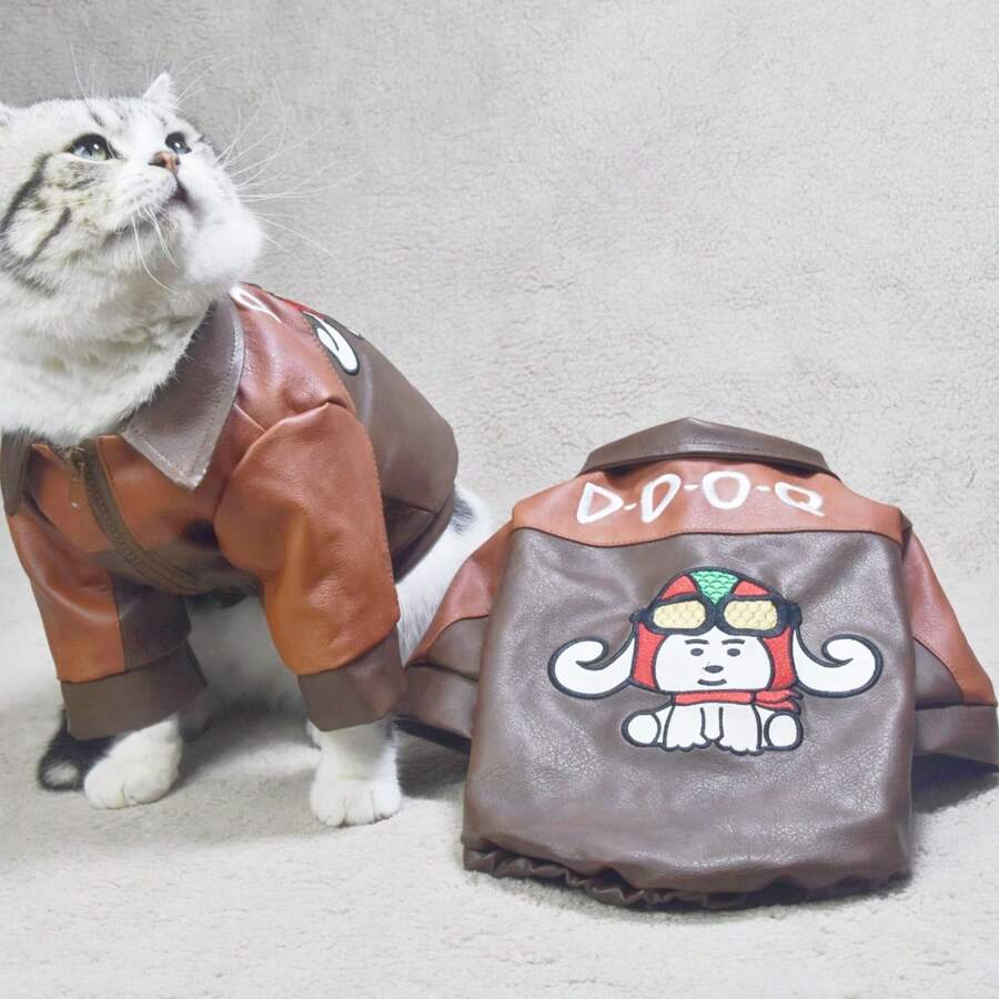 Dog/Cat Clothes For Spring, Autumn & Winter, Suitable For Schnauzer, Poodle, British Shorthair, Pomeranian & Other Small/Medium Breed