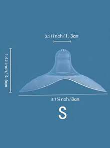 2 unidades de Cubiertas de lactancia de silicona con caja de almacenamiento, protectores de pezones, escudos de lactancia anti-dolor y anti-mordida, almohadillas de pecho delgadas, cubiertas fáciles de limpiar - Multicolor - Ver 11