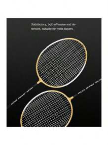 2pcs Alloy Iron Badminton Racket Adult Training Set Split Style Badminton Racket Training Badminton Racket Home Outfit Student Training - Multicolor - View 11