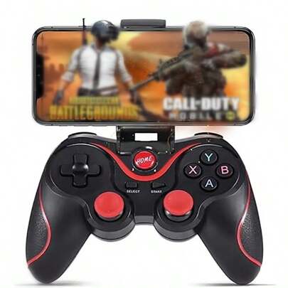 3 controles de juego inalámbricos Bluetooth - Mando joystick de doble modo, compatible con PC/teléfono móvil/tableta/caja de TV/Switch/PS3 - Universal para Android, iOS, Smart TV y PC. Incluye receptor