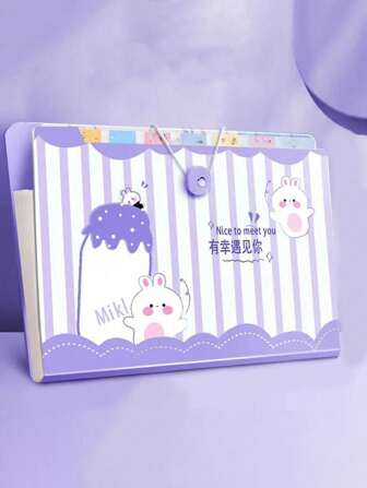 1 件多层扩展文件夹，12/8 口袋垂直手风琴整理器，便携式文件盒，适用于学习、办公室、高中生、大容量文件存储