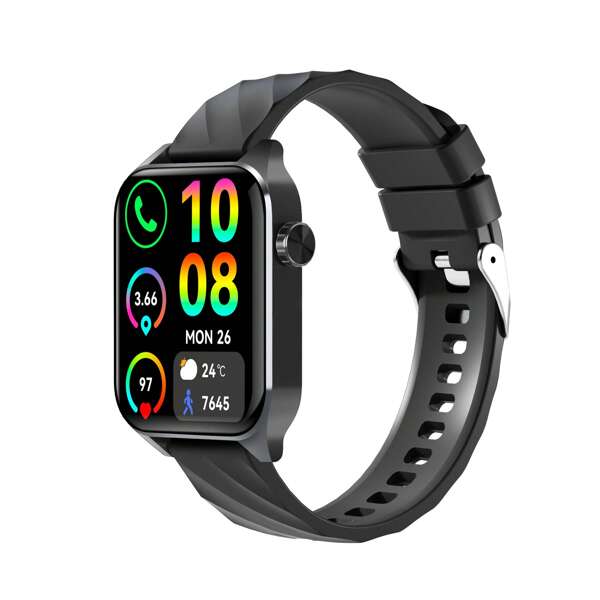 Reloj inteligente de 1,85 pulgadas, compatible con teléfonos iPhone/Android, reloj de seguimiento de actividad física, llamada inalámbrica, recepción de mensajes, múltiples modos deportivos, muchas esferas de reloj gratuitas, recordatorio de agua potable, obtención de información meteorológica, control de música. Regalos navideños, regalos para niños, regalos para niñas.