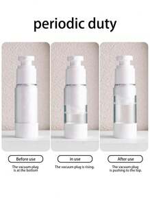 1pc Lotion Dispenser Travel Pump Bottle, Vacuum-Sealed Portable Small Containers, 30ml/50ml/100ml, Suitable For Travel & Business Trip