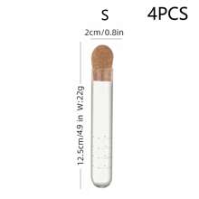 1pc/4pcs/6pcs/8pcs Transparent Glass Tea Infuser Creative Test Tube Tea Strainer