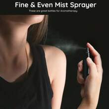 3pcs Portable Twist-Up Nano Perfume Moisturizing Bottle, 10ml Square Glass Gradient Spray Perfume Sample Bottle