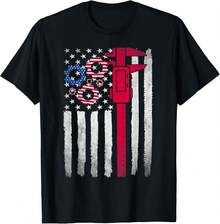 Machinist Flag Tools CNC Machine Operator Machining Caliper Gift Unisex T-Shirt - Black - View 1