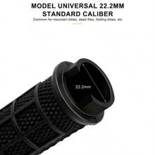 RIDERACE Bicycle Handlebar Grips Lock On MTB Mountain Bike Handle Bar Cover Rubber Shockproof Non-Slip Ergonomic Cycling Grips