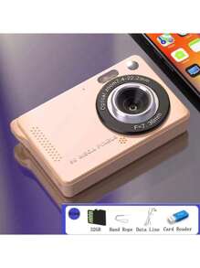 Mini cameră digitală pentru utilizare și distracție pentru tinerii fotografi Îndreptați și fotografiați Camere digitale FHD 1080P Capacitate baterie de 700 mAh