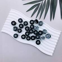 5-100pcs Pack Plastic Bobbins Thread For Household Sewing Machine Polyester Black White