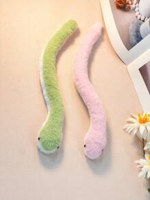 Cat Toys Realistic Snake Cat Toys, Soft Plush Fabric For Cleaning Teeth, Interactive Kick Toys Indoor Kitten Exercises To Keep Them Busy(For Pets Only) - Multicolor - View 3