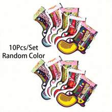 10Pcs Vibrant Handheld Confetti Cannons - Colorful, Easy-To-Use, And Reusable Party Poppers For Unforgettable Birthdays, Weddings, Celebrations, And Special Occasions - Add Fun And Surprise To Your Events